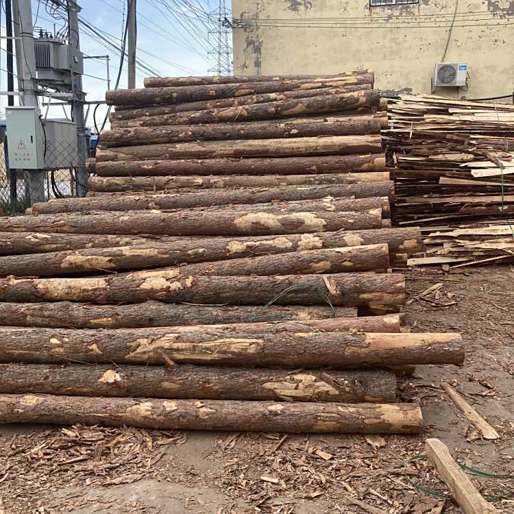 興裕達園林綠化桿杉木樁施工方案 水利工程打樁與河道護堤駁岸應用